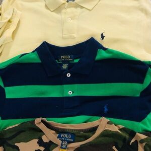 Ralph Lauren Polo lot of 4 boys shirts 18-20